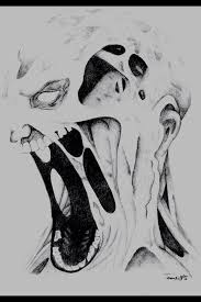 Screaming Face Artist Erica Tomalini Face Drawing Face Art Art