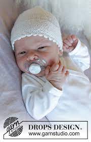 Baby Pearl Hat Drops Baby 33 17 Free Knitting Patterns By Drops Design