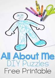 All About Me Diy Puzzles In 2020 All About Me Preschool Theme All About Me Preschool All About Me Activities For Toddlers