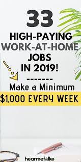 33 Online Jobs Without Investment And Registration Fees 25 Hr Legitimate Work From Home Earn Money From Home Online Jobs From Home
