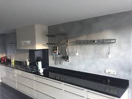 muur keuken in betonlookverf verf muur keuken keuken