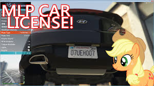 My little pony activity set with water color paints & crayons like, comment, share! My Little Pony License Plate Pack Gta5 Mods Com