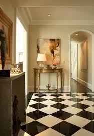 Choosing tile designs that will bring something into an otherwise pretty neutral room is really easy because you don't have an already existing colour scheme to work with. 10 Tile Patterns To Showcase Your Floor White Marble Floor Floor Design Interior Design
