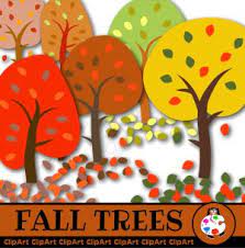 Colourful Autumn Trees These Seasonal Fall Tree Clip Art Images Can Be Used Commercially Autumn Trees Clip Art Art Images