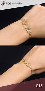 Swarovski Crystal Butterfly Bracelet Gold Tone Swarovski Crystal Butterfly Bracelet Gold Tone Jewel Silver Bracelet Designs Gold Bracelet Gold Jewelry Earrings