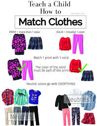 Teach A Child How To Match Clothes Free Printable Bonnie And Blithe Matching Outfits Clothes Parenting Bloggers