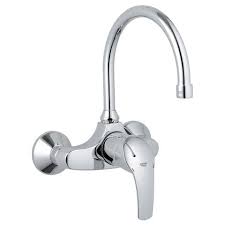 Wall mounted kitchen taps are suited to a more contemporary, minimalist style, perfect for kitchens where simplicity and clean lines are required. Eurosmart Single Lever Sink Mixer 1 2 Grohe Taiwan