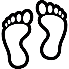 Footprints Free Vector Icons Designed By Freepik Footprint Bible Crafts Templates Printable Free