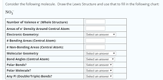 Solved Consider The Following Molecule Draw The Lewis St