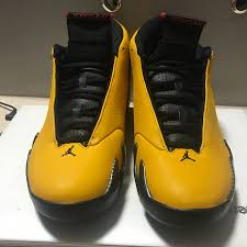 Air jordan 14 se reverse ferrari color: Air Jordan 14 Reverse Ferrari University Gold Black University Red Bq3685 706 Release Date Sbd Air Jordans 14 Sneakers Fashion Air Jordans