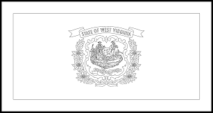 West virginia tradition and culture coloring pages West Virginia Flag Coloring Page State Flag Drawing Flags Web