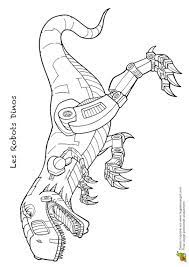 coloriage dinosaure robot agressif baby bump