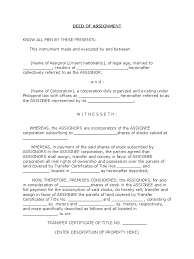 We did not find results for: Deed Of Assignment Sample