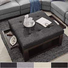 Perhaps we have been used to having ottomans as soft, comfortable furniture to rest surely, the idea of having an ottoman coffee table may not occur in your mind. Inspire Q Lennon Espresso Square Storage Ottoman Coffee Table By Classic Walmart Com Walmart Com