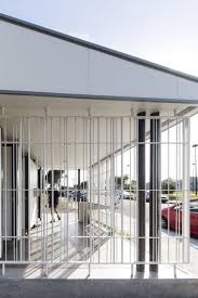 Sydenham Green Amenities Sam Crawford Architects Compressed Fiber Cement Sheeting White Painted Steel Screening Green Architect White Paints