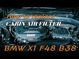 Service type car air filter replacement: How To Replace Cabin Air Filter Bmw X1 F48 B38 18xdrive 2016 2019 Youtube