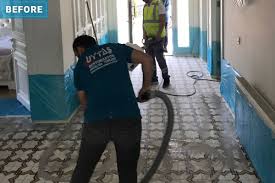Is a mosaic floor tile harder to clean or maintain? Mosaic Tile Restoration Grinding Polishing Professional Cleaning