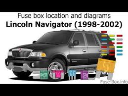 Posted by circuit diagram in car fuse box diagrams. Fuse Box Location And Diagrams Lincoln Navigator 1998 2002 Youtube
