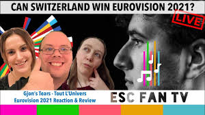 Of all the acts rehearsing today, this is the one that needed the most changes. Switzerland Eurovision 2021 Reaction Gjon S Tears Tout L Univers Esc2021 Youtube