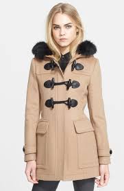 Shop from duffle coats, faux fur duffle coats and duffle coats with hoods in a variety of colours. Burberry Brit Blackwell Wool Duffle Coat With Genuine Fox Fur Trim 1 395 Nordstrom Lookastic