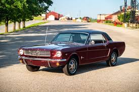 Image result for Vintage Burgundy 1964 Mustang