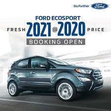 The 2021 ecosport is the smallest vehicle — car, truck or suv — currently available from ford. Booking Open For Fresh 2021 Make Ford Ecosport At 2020 Price