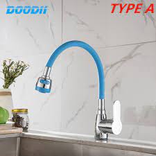 Black kitchen sink faucets pics images pink. Black White Pink Silica Gel Nose Any Direction Kitchen Faucet Cold And Hot Water Mixer Single Handle Taps Torneira Cozinha Kitchen Faucets Aliexpress