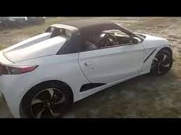 First Time Honda S660 Unique Sports Car Coupe Convertible 2015 At Mongla Port In Bangladesh Youtube