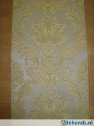 Barok Vinyl Behang Beige Goud Te Koop Tweedehands Nl Vinyl Behang Behang Stoffering