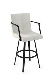 Check spelling or type a new query. Amisco S Edward Upholstered Swivel Stool With Arms Barstool Comforts