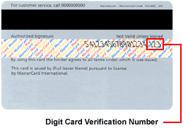 We did not find results for: Security Code Or Ccv Code