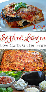 Eggplant Lasagna Low Carb Gluten Free Peace Love And Low Carb Lowcarb Eggplantlasagna Lowcarbrecipe Low Carb Lasagna Recipes Easy Casserole Recipes