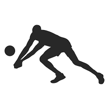 Volleyball Digging Position Silhouette Ad Ad Paid Digging Position Silhouette Volleyball Silhouette Silhouette Png Dig