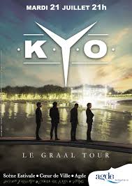 Kyo Le Graal Tour Mardi 21 Juillet 2015 Scene Estivale Coeur De Ville Agde C Laurent Gheysens Agde Archipel Cap D Agde