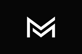 Mm Letter Logo Typographic Logo Design Text Logo Design Letter Logo Design