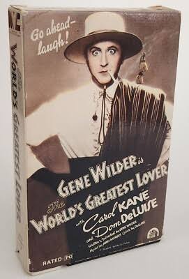The World's Greatest Lover Betamax Beta Gene Wilder Comedy Romance | eBay