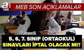Bunun üzerine öğrenciler sınavlar iptal mi oldu? Meb Son Dakika Ortaokul Sinavlari Iptal Olacak Mi 5 6 7 Sinif Sinavlar Iptal Mi Oldu