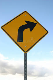 Black And Yellow Signs From Around The World Sharp Right Turn Sign This Is A Yellow Road Sign With A Black Arrow Indicating Sponsored Yellow Roa Yellow Road Signs Stock Photography Free Road Signs