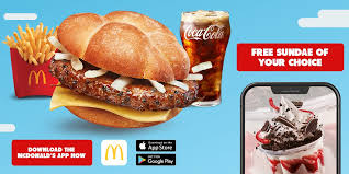 Mcdonald's menu it is an icon with title location fill. Mcdonald S Uae On Twitter French Menu On Your Mind Get A Medium Or Large Black Pepper Burger Meal And Get Treated With A Free Sundae Of Your Choice Download The Mcdonald S App