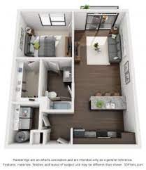 1 Bed 1 Bath 740 Sq Ft Apartment Layout Sims House Plans Small House Plans