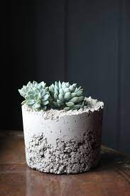 Believe it or not, these adorable little hanging planters aren't made of concrete at all! Concrete Plant Pot Decorator S Notebook Blog