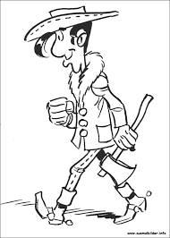 Lucky Luke Malvorlagen