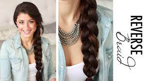 How To Reverse Side Braid Video Which A Lot Of These Hair Styles Call For Long Hair Girl Really Long Hair Hair Styles
