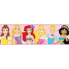 The magical world of disney is at your fingertips with our wonderful selection of disney themed wallpaper borders for you to select from. Room Mates Disney Princess 1 75 L X 5 W Smooth Wallpaper Border Wayfair