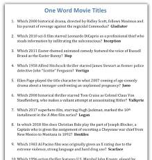 Aug 02, 2021 · 100 movie trivia questions (and answers) all movie lovers should know. Quiz