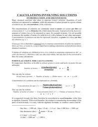 How many grams of water ( g wt. Calculations Involving Solutions