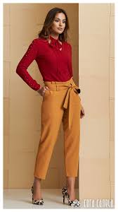 Calça Que Vai Ate A Canela Look Book 9 Moda Looks Sociais Femininos Looks Sociais