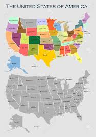 Check spelling or type a new query. Mapa Vectorial De Los Estados Unidos De America Con Los Nombres Completos De Los Estados Ilustraciones Vectoriales Clip Art Vectorizado Libre De Derechos Image 53512791