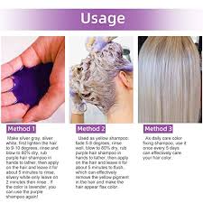 Purple shampoo is a must have for keeping blonde hair or silver hair bright & beautiful. Purple Shampoo Purple Shampoo For Blonde Hair Bleached Silver Or Brown Highlighted Hair For Bleached Highlighted Hair Removes Yellow Brassy Tones Use Longer For Silver Ash Look Buy Online In Azerbaijan