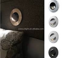 3W LED Recessed Bed Reading Light Round and Adjustable From PASSUN Lighting